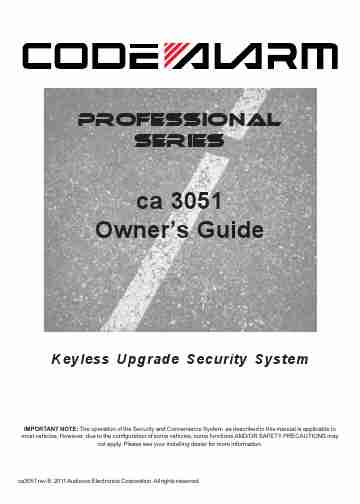 Audiovox Home Security System CA 3051-page_pdf